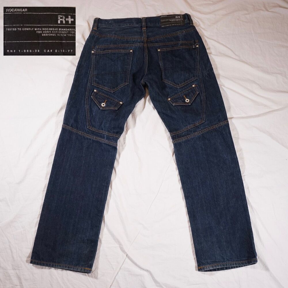 Rocawear Vintage Jeans Y2K Retro Flap Pocket Rare Size 34